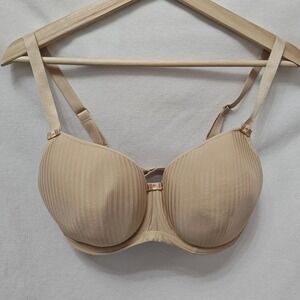 Freya Bra Idol Balcony T-Shirt Beige Full Coverage Underwire Bra 36DDD AA1050